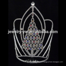 Vente en gros Crystal Christmaslarge Tall Tiara et couronnes d&#39;arbres